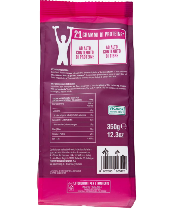 Fiorentini Fiocchi di Avena Integrali Super Protein 350g