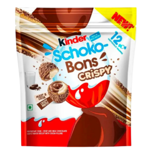 Kinder SchokoBons Crispy Ovetti Ripieni di Crema al Latte e Cioccolato 67,2g