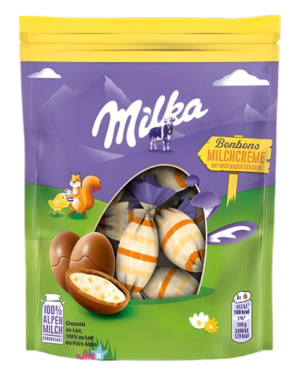 Milka Bonbons Ovetti Latte e Nocciola 86g