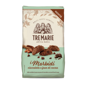 Tre Marie i Morbidi Frollini con Cioccolato e Fave di Cacao 300g