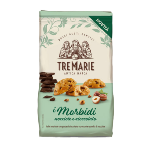 Tre Marie i Morbidi Frollini con Nocciole e Cioccolato 300g