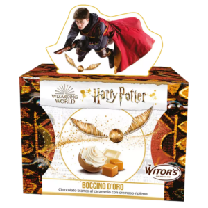 Witor's Boccino D'Oro Pralina di Cioccolato Bianco al Caramello Ripieno 150g