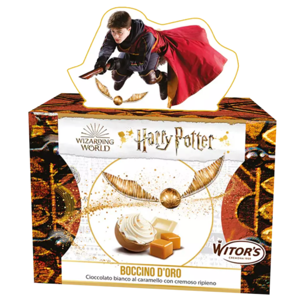 Witor's Boccino D'Oro Pralina di Cioccolato Bianco al Caramello Ripieno 150g