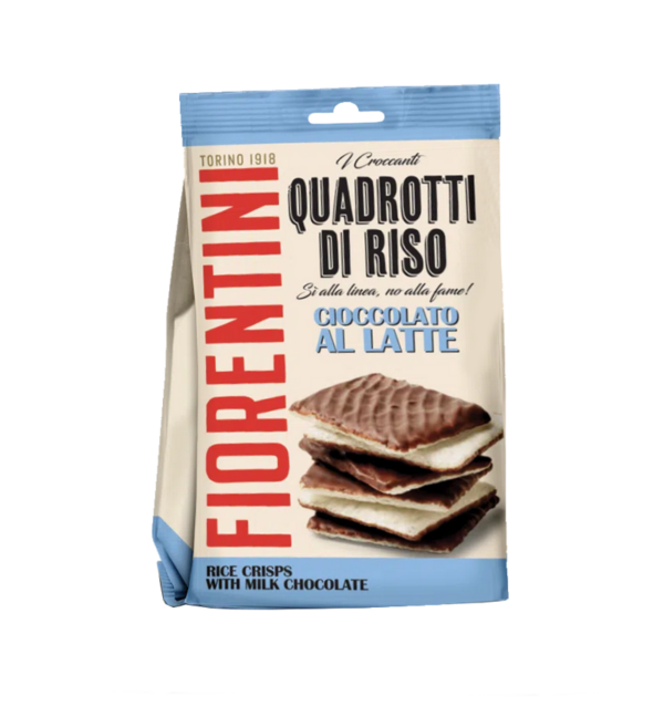Fiorentini Quadrotti di Riso con Cioccolato al Latte 80g