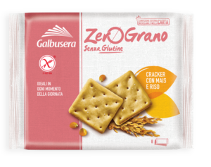 Galbusera ZeroGrano Cracker con Mais e Riso Senza Glutine 320g box