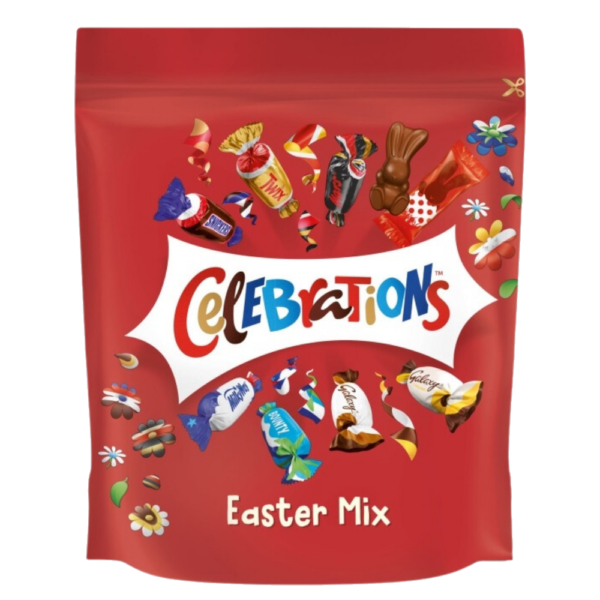 Celebrations Easter Mix Cioccolatini Assortiti Mars, Bounty, Snickers, Twix, Maltesers 350g