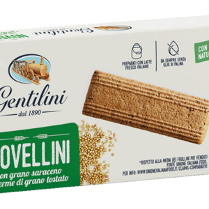 Gentilini Novellini Biscotti con Grano Saraceno e Germe di Grano Tostato 250g