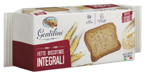 Gentilini Fette Biscottate Integrali Spesse e Ricche di Fibre 175g