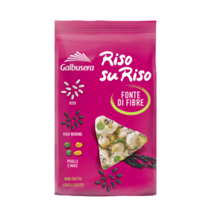 Galbusera Riso su Riso Triangolini con Riso, Piselli e Mais 70g