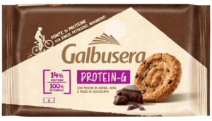 Galbusera Protein-G Frollini Integrali con Cioccolato, Avena e Soia 300g box