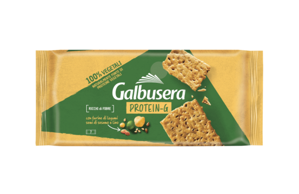 Galbusera Protein-G Crackers con Legumi, Sesamo e Lino 280g