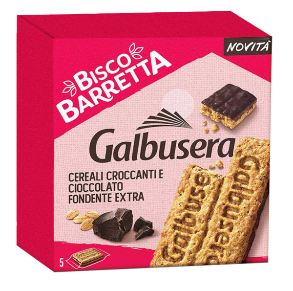 Galbusera Bisco Barretta con Cereali e Cioccolato Fondente 230g