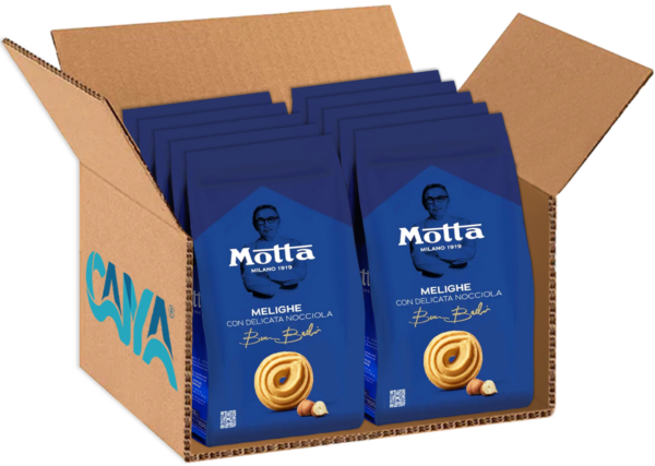 Motta Biscotti Melighe con Delicata Nocciola 290g box