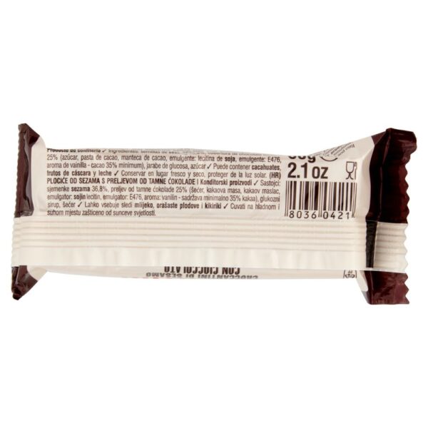 Fiorentini Croccantini di Sesamo con Cioccolato Singoli retro