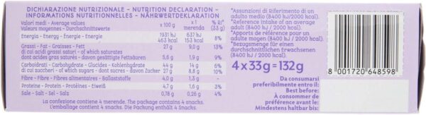 Bauli Plumcake al Cioccolato Senza Glutine 132g ingredienti