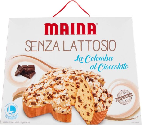 Maina Colomba al Cioccolato Fondente Senza Lattosio 750g