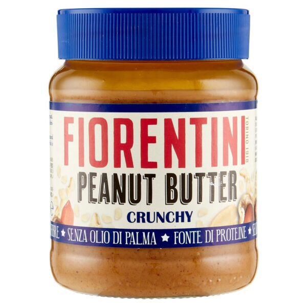 Fiorentini Peanut Butter CRUNCHY Crema Spalmabile di Arachidi 350g