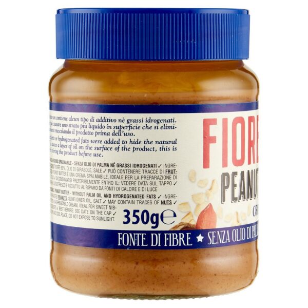Fiorentini Peanut Butter CRUNCHY Crema Spalmabile di Arachidi 350g