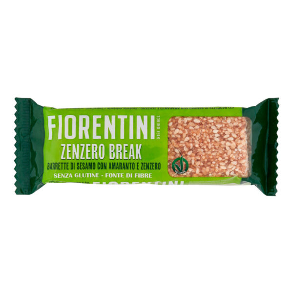 Fiorentini Zenzero Break Barrette Croccanti di Sesamo con Amaranto e Zenzero