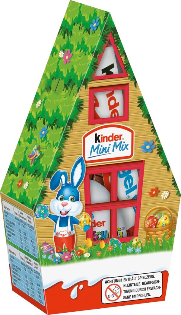 Ferrero Kinder Mini Mix Casetta con Cioccolato Kinder Assortito 76g