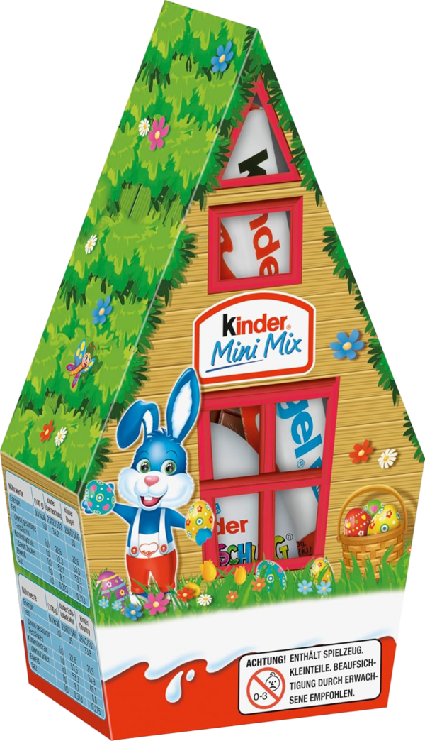 Ferrero Kinder Mini Mix Casetta con Cioccolato Kinder Assortito 76g