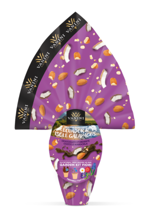 Vanini Uovo al Cioccolato Fondente, Cocco e Mandorla con Kit Mini Orto 280g