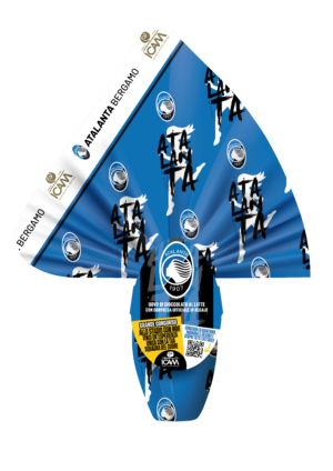 Icam Uovo Atalanta al Cioccolato a Latte con Sorpresa Ufficiale 180g