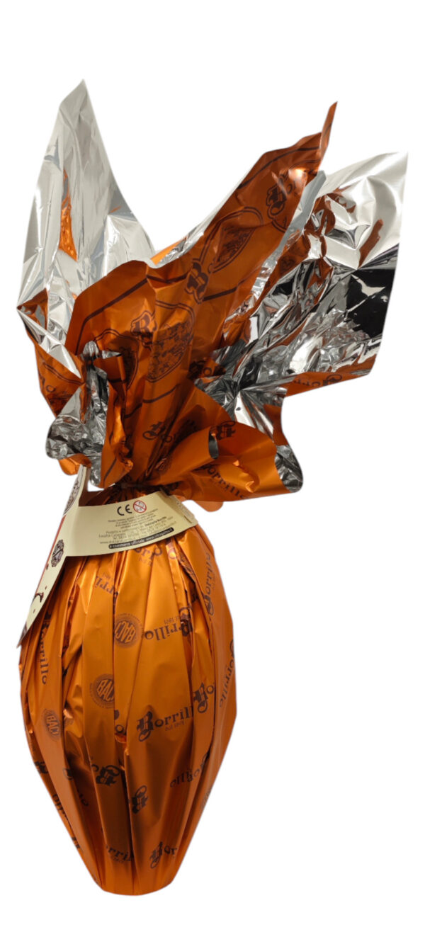 Borrillo Dolciaria Uovo Gigante al Cioccolato Fondente con Sorpresa 500g