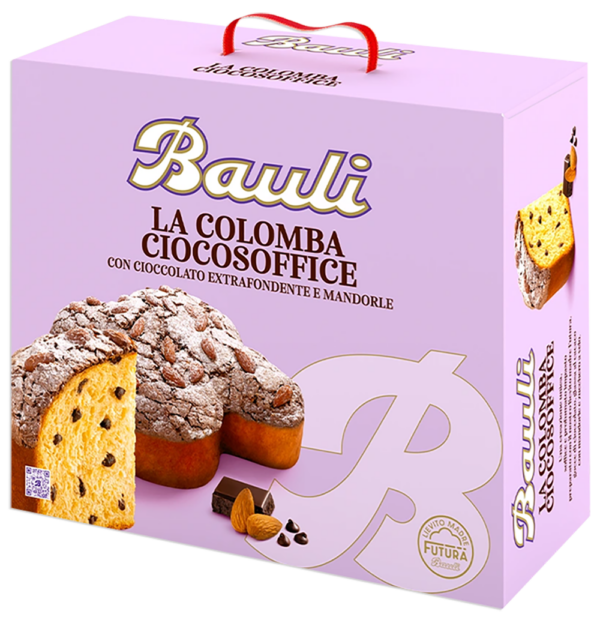 Bauli Colomba CiocoSoffice con Cioccolato Extrafondente e Mandorle 750g