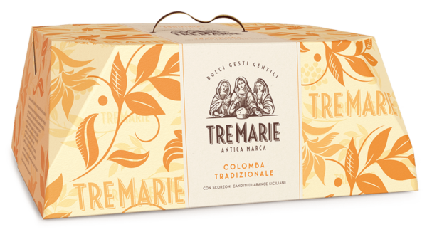 Tre Marie Colomba Tradizionale con Scorzoni di Arance 1Kg
