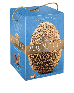Condorelli Magnifico Uovo con Cioccolato al Latte e Nocciole Tostate 230g