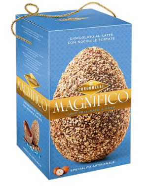 Condorelli Magnifico Uovo con Cioccolato al Latte e Nocciole Tostate 440g