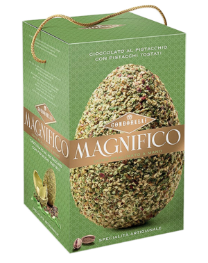Condorelli Magnifico Uovo con Cioccolato al Pistacchio e Pistacchi Tostati 440g