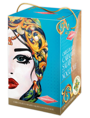 Condorelli DolceSalato Uovo Bianco, Caramello Salato e Nocciole 250g
