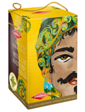 Condorelli DolceSalato Uovo Extra Fondente, Mandorle e Pistacchi 250g