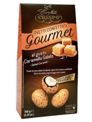 Crispo Ovetti Confettati Gourmet Cioccolato e Caramello Salato 150g