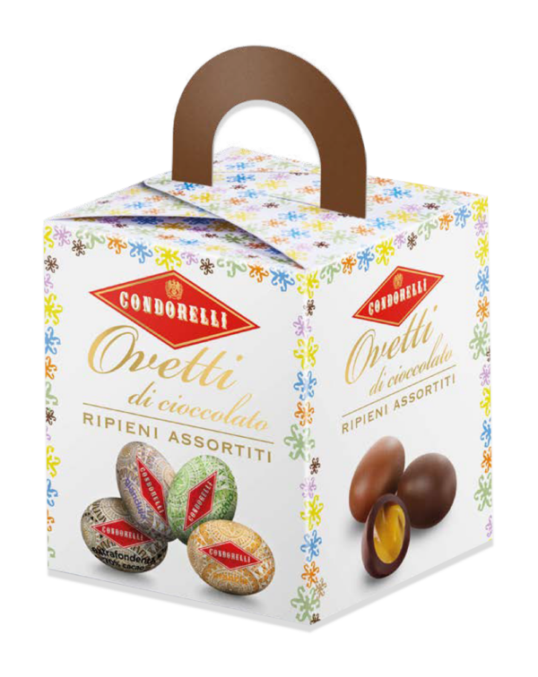 Condorelli Ovetti di Cioccolato al Latte e Fondente con Ripieno Assortito 120g