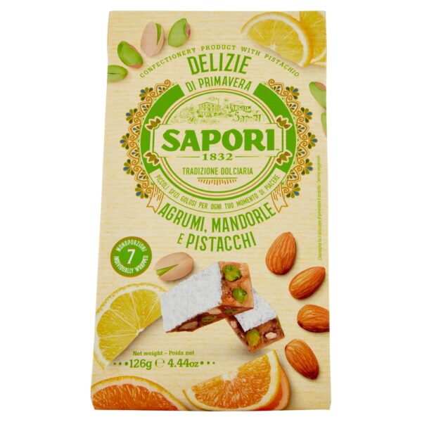 Sapori Delizie di Primavera Agrumi, Mandorle e Pistacchi 126g