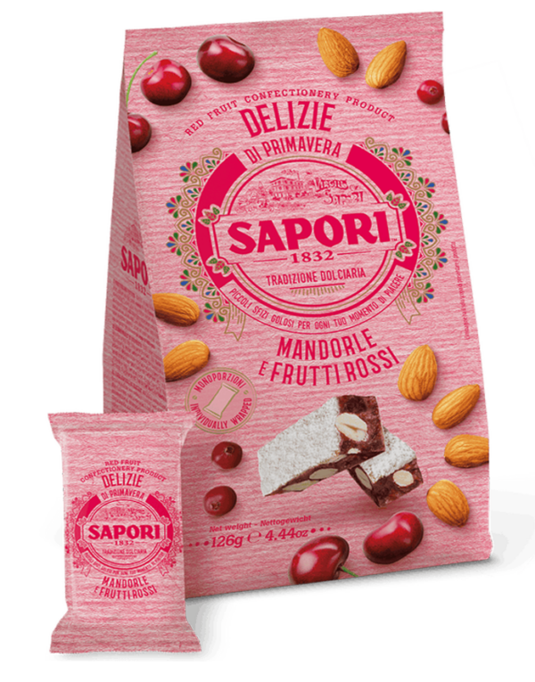 Sapori Delizie di Primavera Mandorle e Frutti Rossi 126g