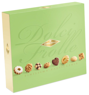 Condorelli Dolci Frolle Finissima Pasticceria Biscotti Assortiti Classici, Limone, Vaniglia e Cacao 350g
