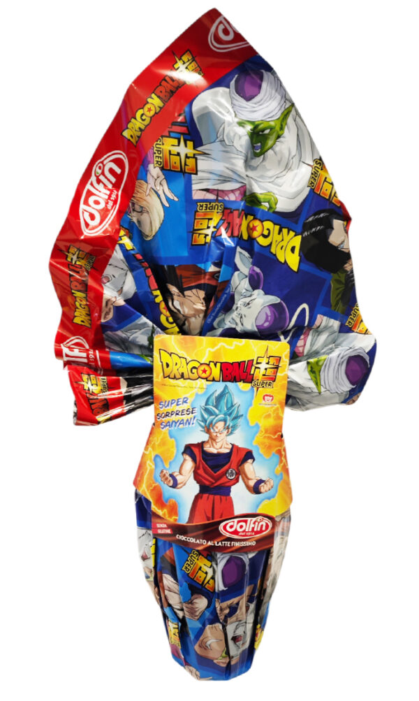 Dolfin Uovo Dragon Ball al Cioccolato a Latte con Sorpresa 220g