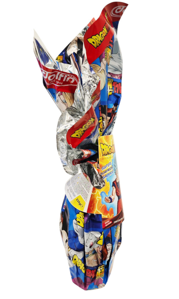 Dolfin Uovo Dragon Ball al Cioccolato a Latte con Sorpresa 220g