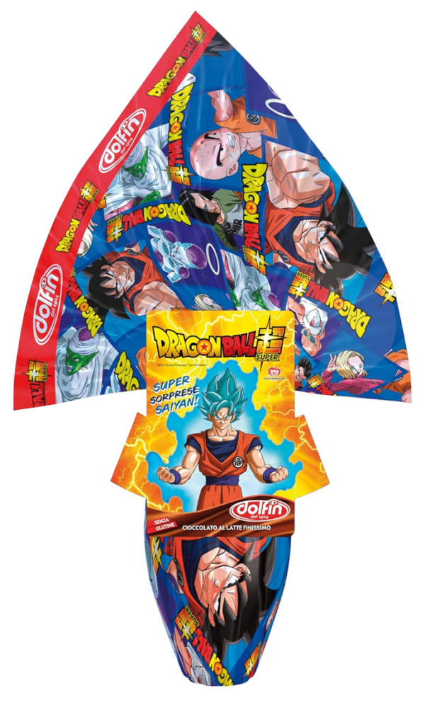 Dolfin Uovo Dragon Ball al Cioccolato a Latte con Sorpresa 220g