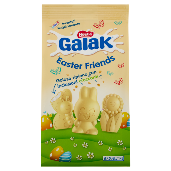 Galak Easter Friends al Cioccolato Bianco e Cereali 147g