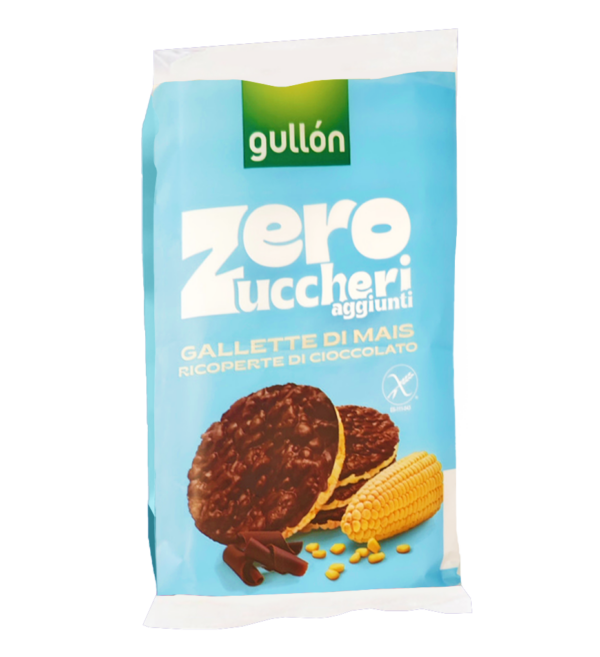 Gullon Zero Zuccheri Gallette di Mais Ricoperte di Cioccolato 100g