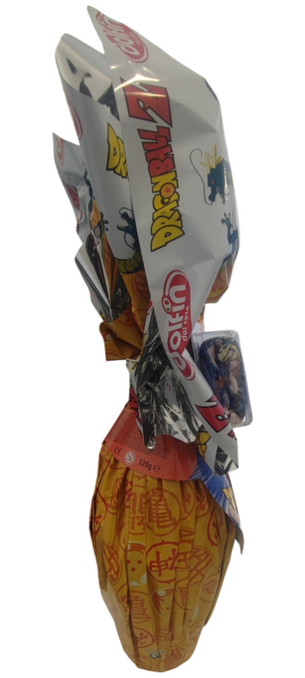 Dolfin Uovo Maxi DragonBall Z al Cioccolato a Latte con Doppia Sorpresa 320g