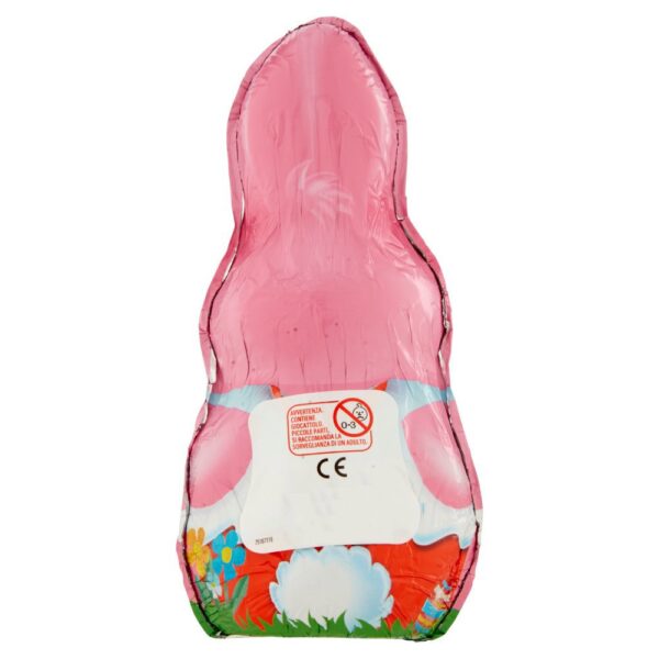 Kinder Coniglio di Pasqua Rosa, Figura Cava Pasquale, Cioccolato a Latte con Sorpresa 75g retro