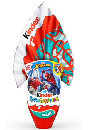 Kinder GranSorpresa Maxi Uovo Spiderman 220g
