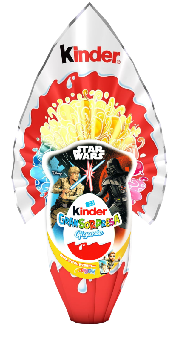Kinder GranSorpresa Gigante Star Wars Uovo di Cioccolato al Latte 320g