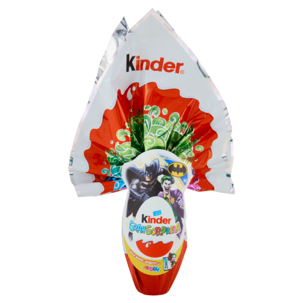 Kinder GranSorpresa DC Batman Uovo di Cioccolato al Latte 150g